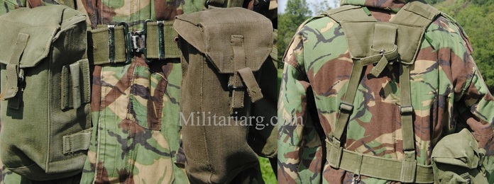 58 Pattern British Army Style Webbing Belt Cadet Soldier Olive Green Combat PLCE